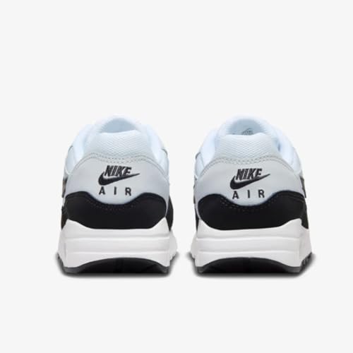 NIKE Air Max 1 Big Kids' Shoes (DZ3307-106,White/Black-Pure Platinum) Size 1.53