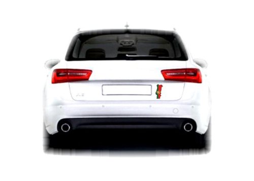 Adesivo per auto Portogallo, Portugal, sagomato