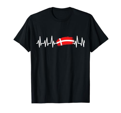 Dänemark Geschenk für Herren Denmark Flagge Kinder Damen T-Shirt