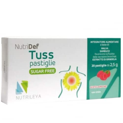 NUTRIDEF TUSS SUGAR FREE 20 PASTIGLIE GUSTO LAMPONE