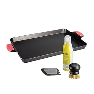 Lodge Cast Iron 6-Piece Bakeware Set with Jelly Roll Size Baking Pan