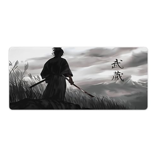 Tapis de souris gaming pour bureau XXL organisé et setup épuré