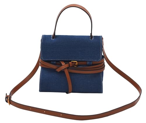 Stylish Denim Handbag Purse for Women Small Y2k Shoulder Crossbody Bag Designer Canvas Top Handle Satchels 2025