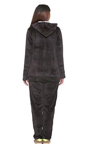 Image of CUPID Regular Fit Velvet Track Suit for Woman, Winter Wear Velvet Night Suit Set with Pockets for Sports, Night, Jogging, Daily Gym Wear L to 5XL