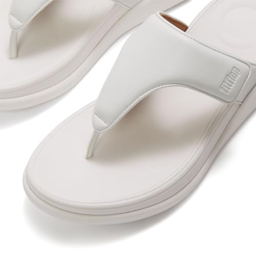 Image of FitFlop womens F-mode Go Adjustable Flatform Toe-post Sandals