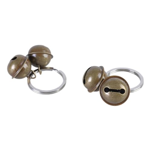 Psdndeww 2pack Luxurious Handmade Collar Bells Pet Trackers Training Bells Noise Maker for Dog and Cats