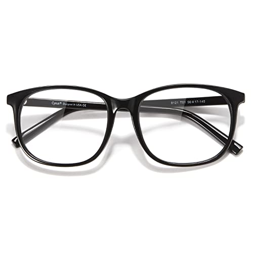 Image of Cyxus Blue Light Blocking Glasses Women Men Computer Gaming Square Glasses UV400 Protection Anti Eyestrain