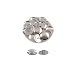Cover Buttons - 1 1/2" (SIZE 60) - WIRE BACKS - QTY 50