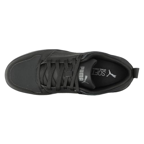 PUMA Mens Rebound Layup Lo Buck Lace Up Sneakers Shoes Casual - Black4