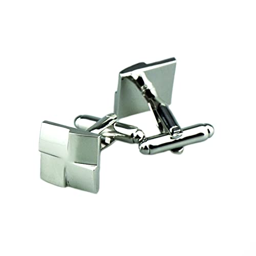 Mancuernillas y Punzones para Hombre Acero Inoxidable miniatura 1