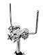 Pacific Drums Concept Series Doppel-Tomstativ mit 10,5 mm L-Armen, Chrom