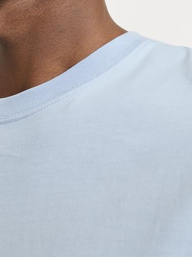 JACK & JONES Herren JJECHARGE Tee O-Neck NOOS T-Shirt, Chambray Blue,XL – Ansicht 5
