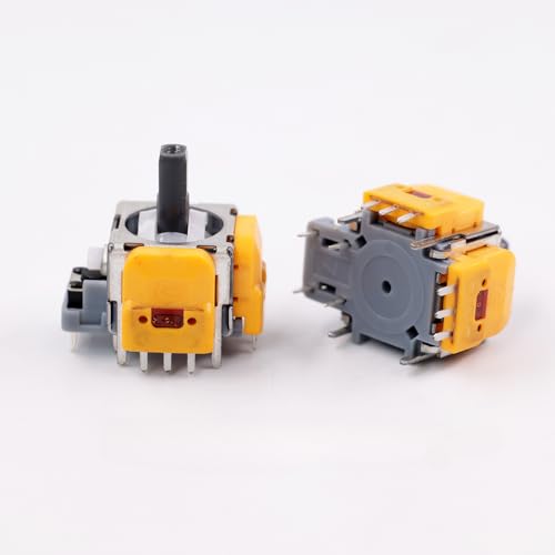 NSLikey 2 x Gelbe Hall-Effekt 3D Analog-Sensor-Joystick-Module für Sony PS5