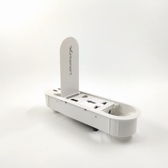 Ebco Worksmart Electric Box with Cable Manager 3 (with 2 USB Charger, 1