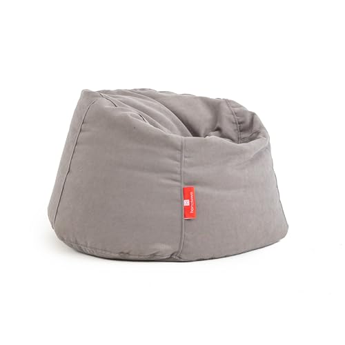 كرسي بين باج سابيا مقاس كبير L من هوم تاون، لون رمادي، مقاس 52 × 84 سم