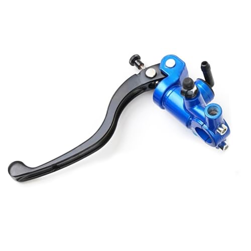 Embrague hidráulico universal de aluminio CNC azul para motos Cafe Racer y Aprilia