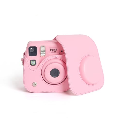 Funda para cámara Fujifilm Instax Mini 7+ / SE en PU rosa miniatura 2