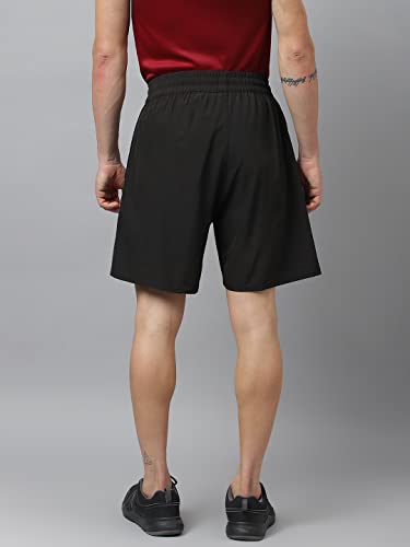 Image of ATICX Polyester Shorts for Men - Quick Dry Lightweight with Zipper Pockets - Gym, Running, Jogging, Training Half Pants for Basketball, Swimming, Badminton, Cycling, Football, Outdoor & Home Wear