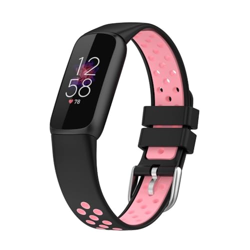 GoodZwetch Sport Armband Kompatibel Mit Fitbit Luxe Atmungsaktives Weiches Silikon für Fitbit Luxe Special Edition Herren Damen