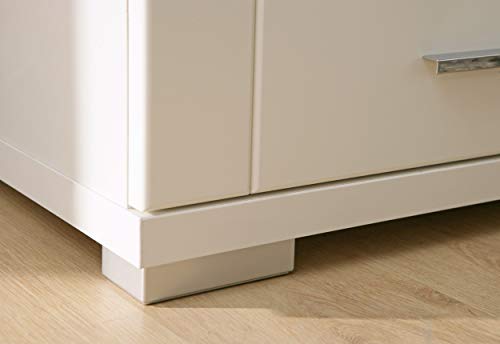 Schlafzimmer Set Snow Bettgestelle Nachttisch Sideboard Kleiderschrank (Mit Lattenrost) – Bild 8