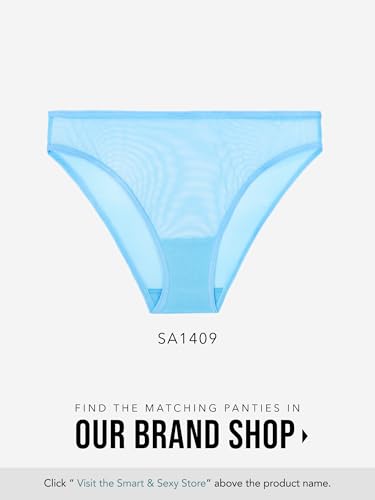 Image of Smart & Sexy Women's Sheer Mesh Demi Underwire Bra - See Through Bras