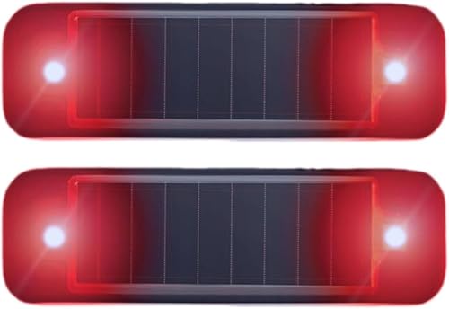 [Lampade flash multiuso] Lampade solari lampeggianti Queste luci possono essere montate su qualsiasi veicolo, come auto, moto, veicoli elettrici e possono essere utilizzate come luci di segnalazione per vari scopi. È una soluzione versatile per scopi di avvertimento, sicurezza e decorazione.