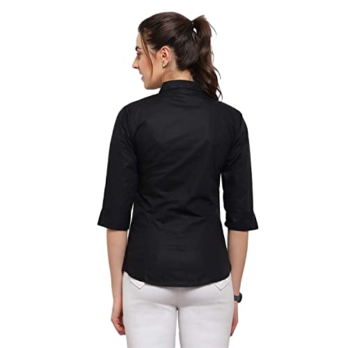 Image of Blue Ronin Women 3 /4 Sleeve Stylish Western Official Formal Shirts Regular fit Shirts for Women