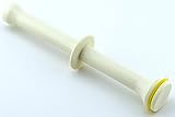 Omega 8006 Plunger Pusher Stick White Plastic for Single Auger 8003 8004 8005 Rubber Gasket Tamper