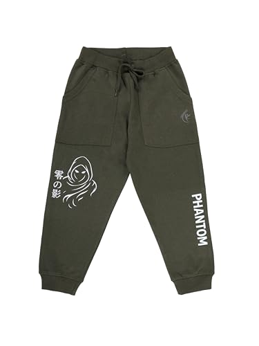 Image of KiddoPanti Boys Solid Fleece Track Pants | Cotton Poly Fleece Fabric | Ankle Length Bottom Rib | 2 Front Patch Pocket | Elastic Waist & Drawcord | Jogger Track Pants for Boys