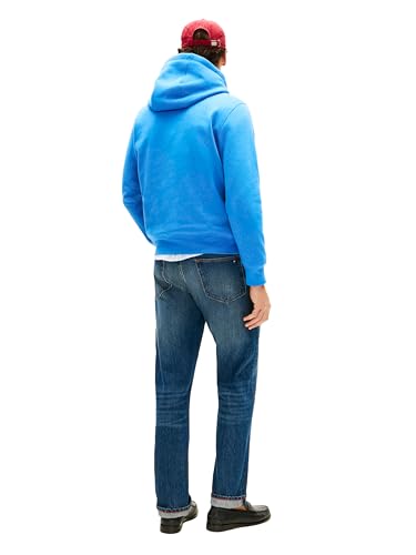 Image of Tommy Hilfiger Men's Medium Weight Fleece Hoodie Sweatshirt With Embroidered Logo, Also Available in Big & Tall