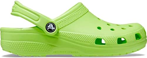 Crocs Tamanco unissex clássico para adultos, Verde, 15 Women/13