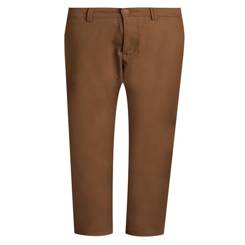 Image of BASICS Premium Cotton Stretch Formal Trousers for Men | Office Pants