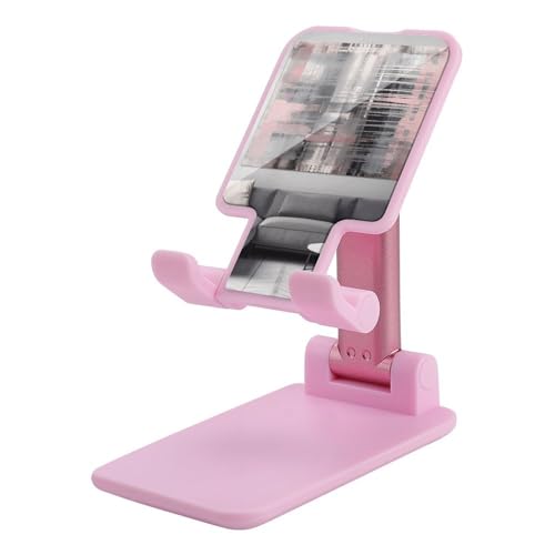Support téléphone de bureau pliable pour vidéos et cuisine
