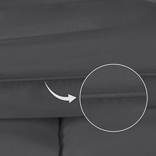 Utopia Bedding Duvet 200 x 220 cm, 370 GSM Warm Duvet, White Blanket with Corner Tabs (Grey)
