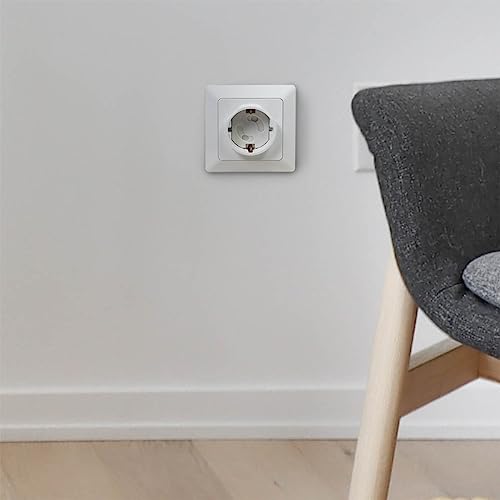 LogiLink EC3002 Sockets Child Protection with Rotating Automatic Closure, Set of 10, White - Image 4