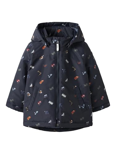 Name It Jungen Nmmmax Pa Jacket AOP Noos, Dark Sapphire, Numeric_92