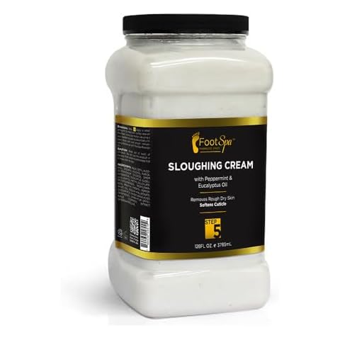 FOOT SPA - Foot Cream with Exfoliating Sloughing Cream and Hyaluronic Acid, 128 Oz Cover