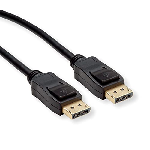 Cable DisplayPort DP ST - ST v1.4 negro de 1,5 metros para PC 4