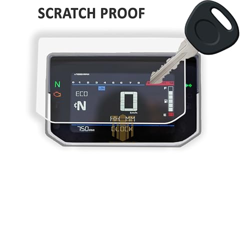 Image of Screen Guard For HERO GLAMOUR X 125 2025 Bike /TFT Display Protector /Anti Scratch /Water Resistant /glamourxDigital Instrument Protector Accessories [NOT TEMPERED GLASS]