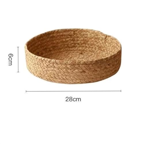 Centro de mesa frutero de ratán para organizar frutas de forma natural 3
