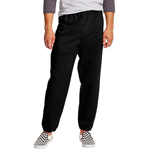 Hanes Men's EcoSmart Non-Pocket Sweatpant, Black, X-Large Cover