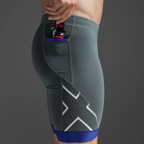 Short Triatlón Core 8 Pulgadas Hombre Azul miniatura 6