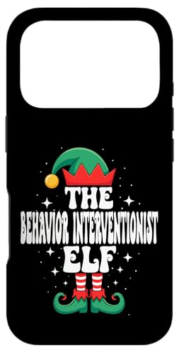 The Behavior Interventionist Elf Funny Christmas }b`O X}zP[X iPhone 17 Pro p