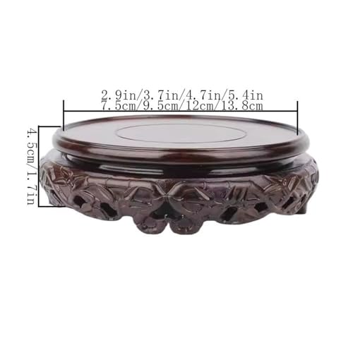 Soporte para macetas circular contra manchas de humedad en mesas de ébano interior 3