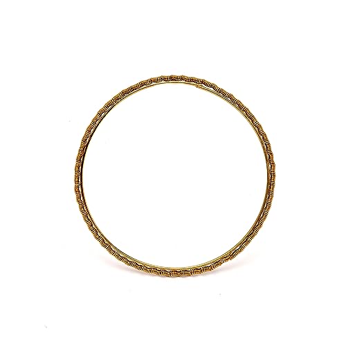 Image of ZENEME Gold-Plated Matte Finish Velvet White American Diamonds Studded Bangles Set Of 18 For Girls and Women
