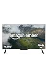 Amazon Ember 4-Serie mit Fire TV (neueste Generation), 43-Zoll-Smart-TV in 4K Ultra-HD mit Alexa-Fernbedienung, HDR10+, schnellem Prozessor, Dolby Audio, Ambient-TV und kostenlosem Live-TV