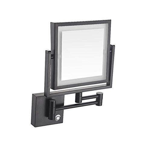 Miroir Maquillage 3X USB JCAKES extensible avec bras pivotant