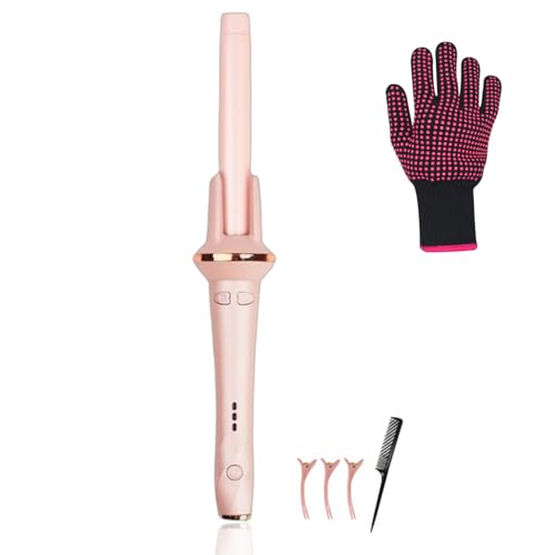 Automatic Curling Iron 1 Inch, 2-Way Auto Rotating Curling Wand for Long Hair, Fast Heating Ceramic...