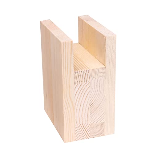 SHANOER Wood Bed Lifters 4 Inch Tall Bed Risers Furniture Riser Heavy Duty Bed Lifts for Sofa and Computer Table