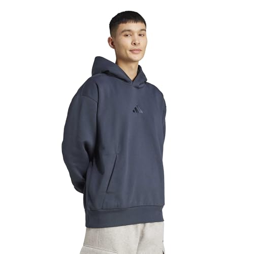 Image of adidas mens All Szn Fleece Loose Hoodie